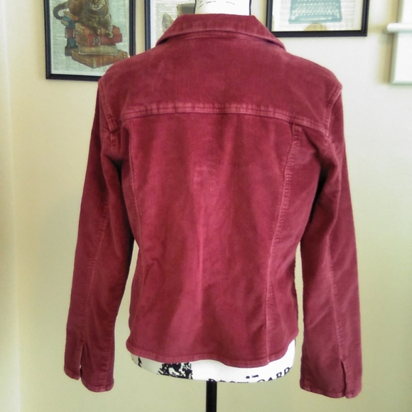 WOMEN'S CORDOURY JEAN STYLE JACKET  (sz 12P) - Picture 5 of 9
